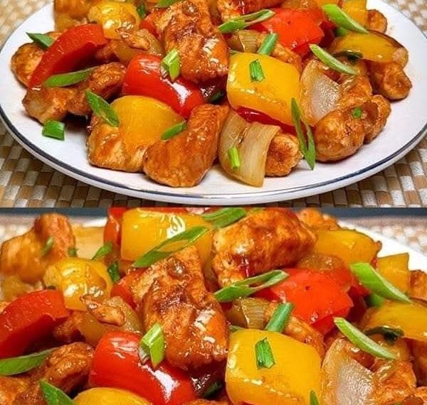 Entfliehen Sie in die Tropen mit dem Insel-inspirierten Süß-Sauer-Hähnchen mit Ananas