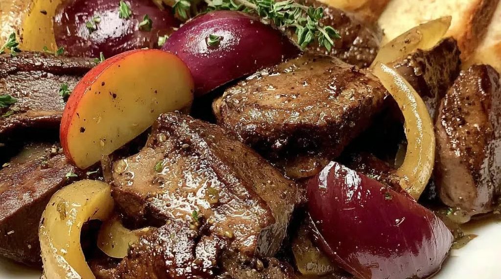  Leber Zwiebel Apfel Pfanne – herzhaft & fruchtig zugleich!