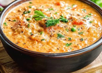 Ich koche 550 g Hackfleisch mit Gemuse, superleckerer Mafia Topf