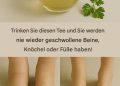 Die Kraft des Petersilientees: Natürliche Linderung von Schwellungen in Beinen, Knöcheln und Füßen