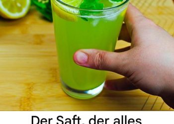 Der Saft, der alles schmilzt, was Sie im Laufe des Tages gegessen haben!