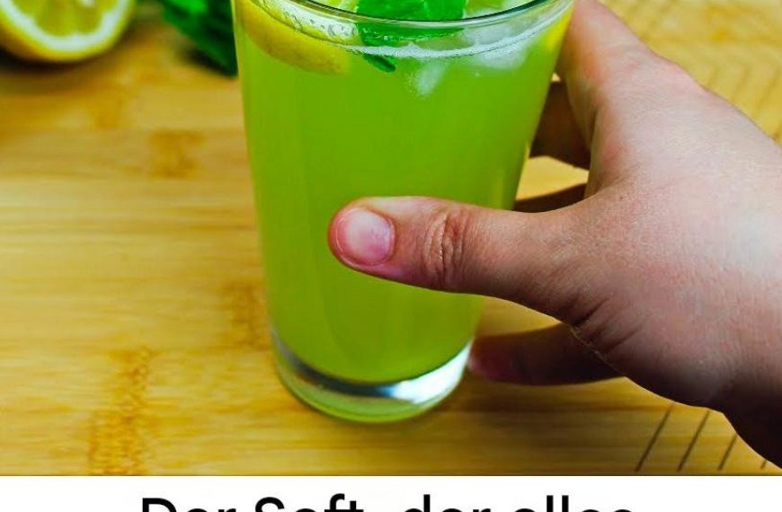 Der Saft, der alles schmilzt, was Sie im Laufe des Tages gegessen haben!