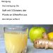 Äpfel, Ingwer und Zitrone zur Ausscheidung von Giftstoffen