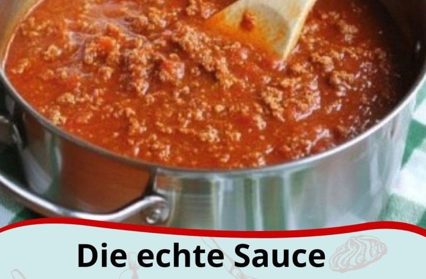 Die echte Sauce Bolognese – (Originalrezept aus Italien)
