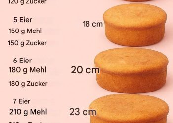 Perfekter selbstgemachter Biskuitkuchen (ohne Backpulver)