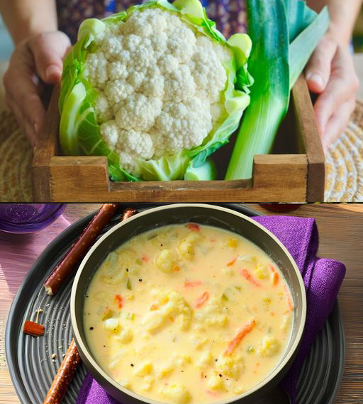 Vergessener Genuss: Die cremigste Blumenkohlsuppe, die Sie je probiert haben!
