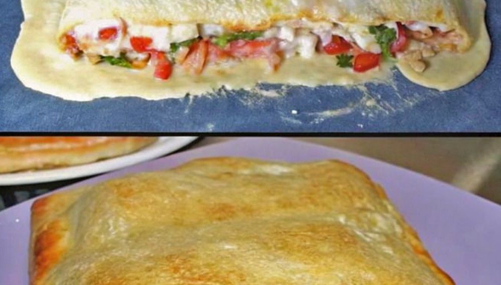 Himmel im Mund, soo lecker! Calzone mit Blätterteig
