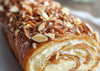 Bienenstich-Biskuitrolle – Lecker und Cremig