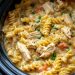 Slow Cooker Chicken Pot Pie Pasta
