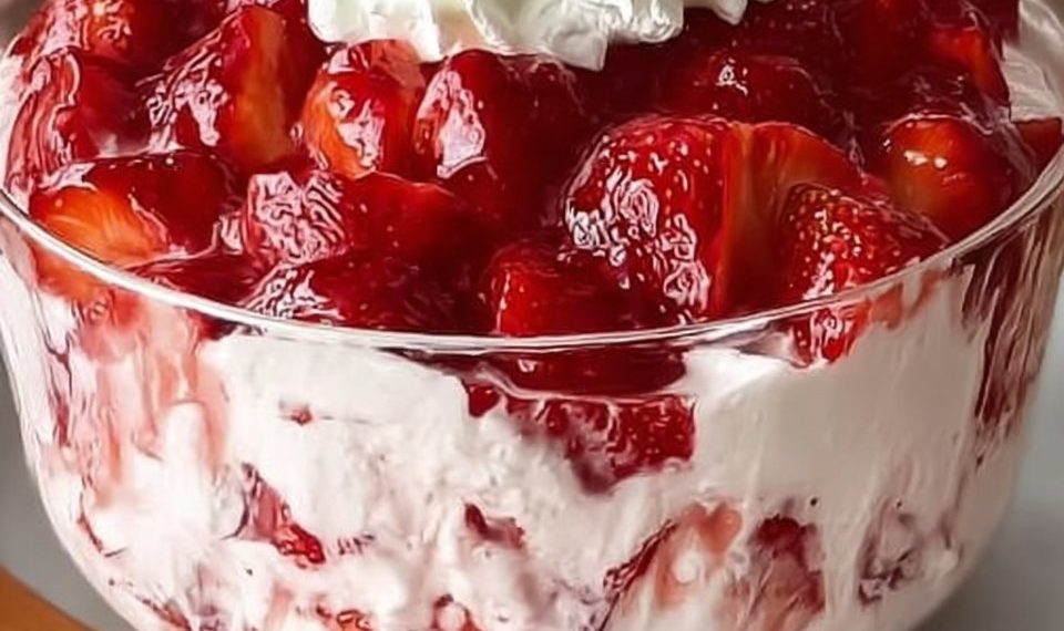 Erdbeer Dessert mit Joghurt