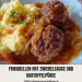 Frikadellen mit Zwiebelsauce und Kartoffelpüree