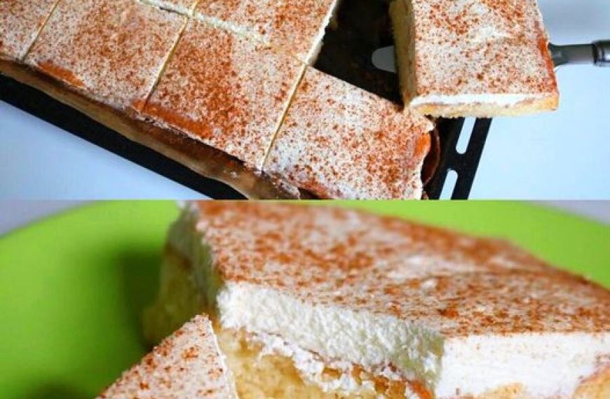 Apfelkuchen mit 2 Becher Schlagsahne & 2 Becher Schmand