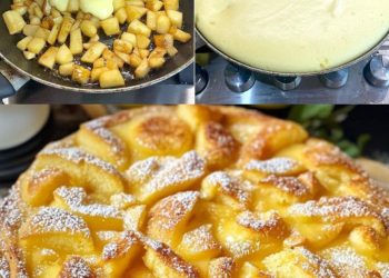 Apfelkuchen mit nur 3 Äpfel und in 10 Minuten, macht mich verrückt