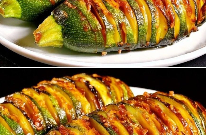 Das beste Hasselback Zucchini Rezept