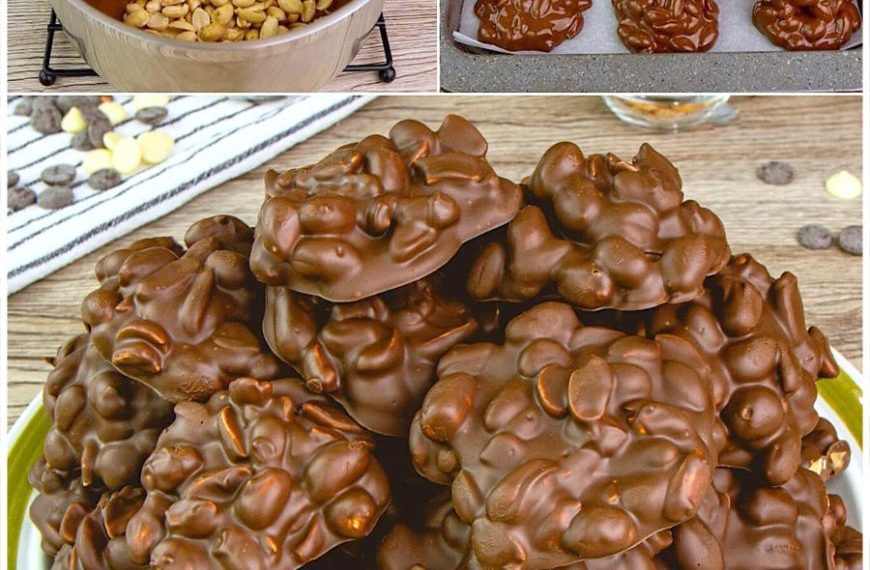 Schoko Erdnuss Häufchen