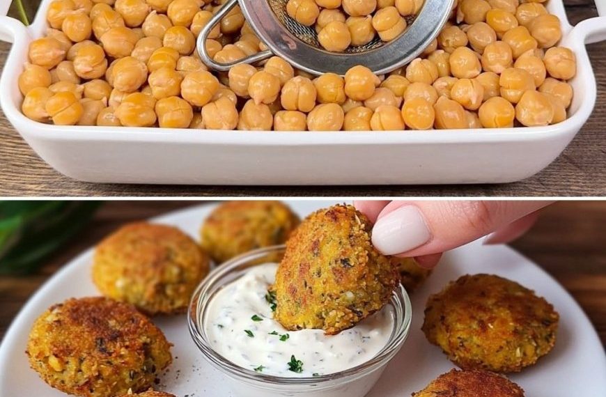 Mediterrane Kichererbsen Fritters