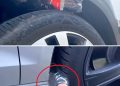 Wenn Sie eine Flasche im Auto sehen, rufen Sie sofort die Polizei