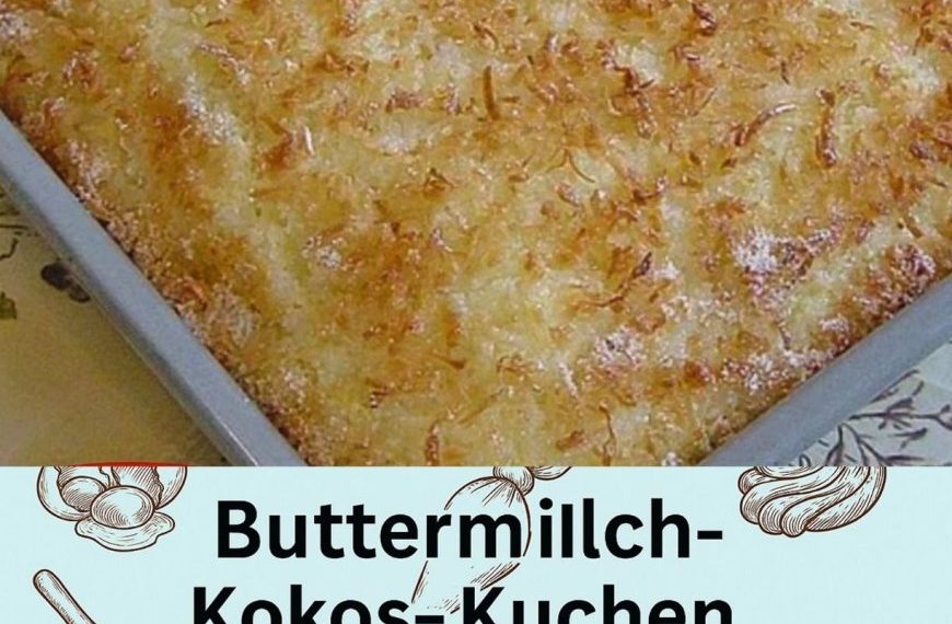 Buttermilch-Kokos-Kuchen ..wie ein fluffiger Kurzurlaub auf einer tropischen Insel