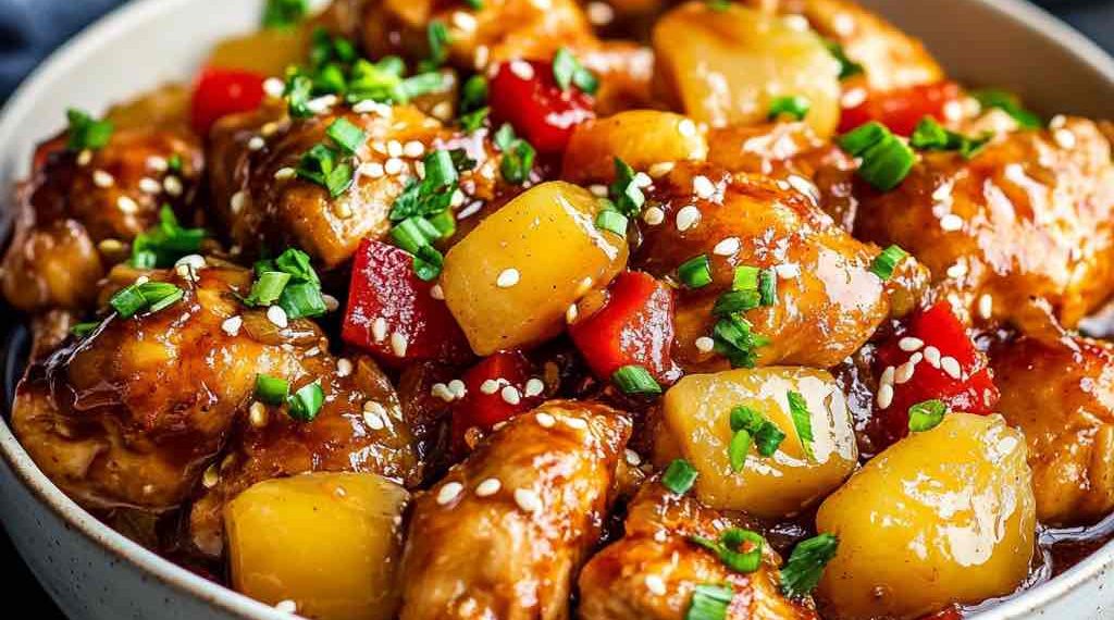 Süßes Hawaii-Hähnchen aus dem Slow Cooker