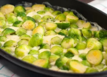 Rosenkohl in Frischkäse Senfsauce
