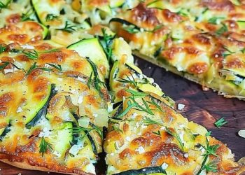 Zucchini Pizza, in diese Pizza wirst Du dich verlieben
