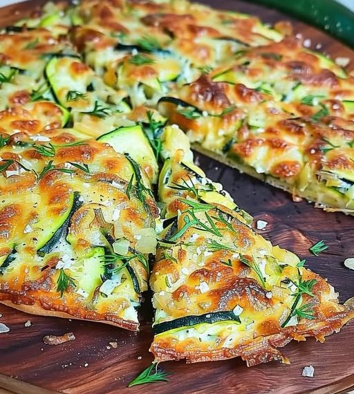 Zucchini Pizza, in diese Pizza wirst Du dich verlieben