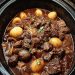 Slow Cooker Beef Bourguignon