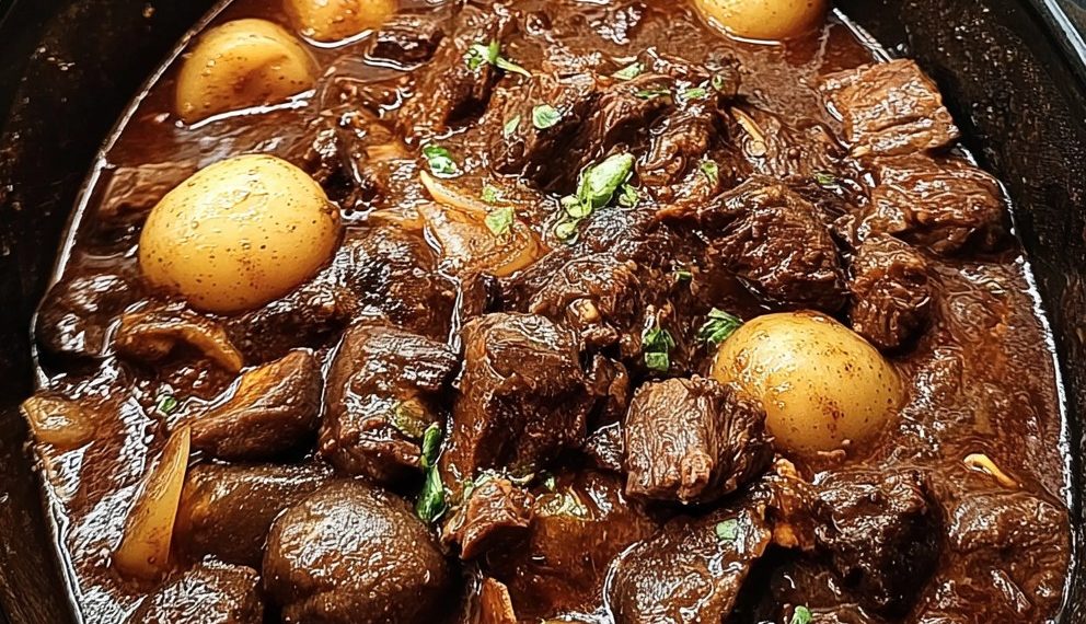 Slow Cooker Beef Bourguignon