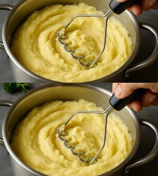 Füge dem Püree keine Milch oder Wasser hinzu: Diese Zutat macht das Ganze cremiger als in einem Restaurant!