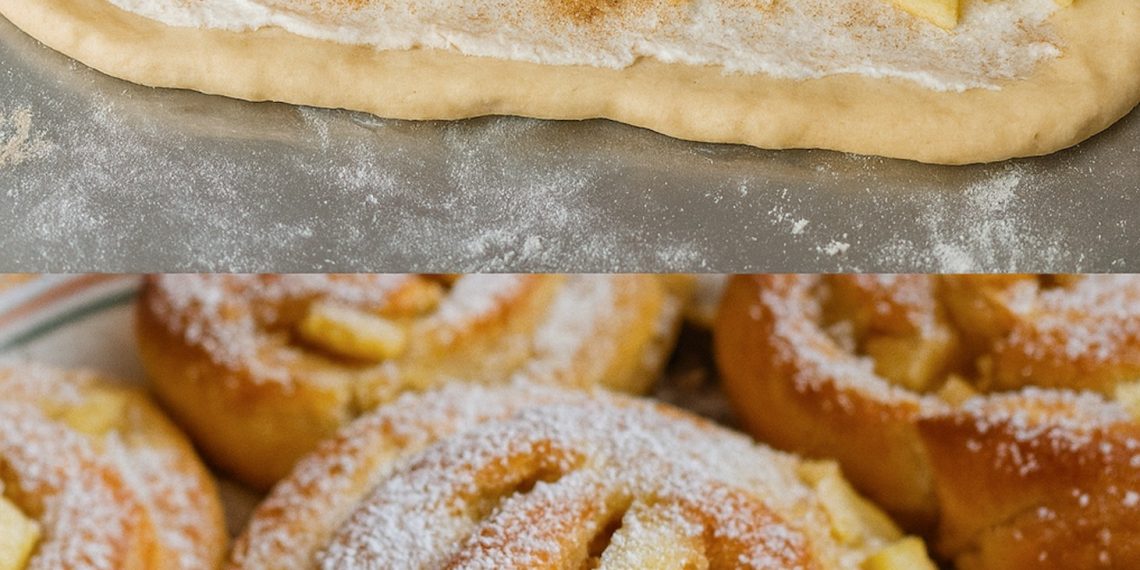 Superschnelle Apfelschnecken mit 4 Äpfeln so lecker, dass ich sie gleich zweimal die Woche backe