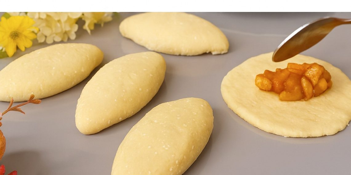 Goldbraune Apfeltaschen mit Quark ich könnte sie jeden Tag vernaschen