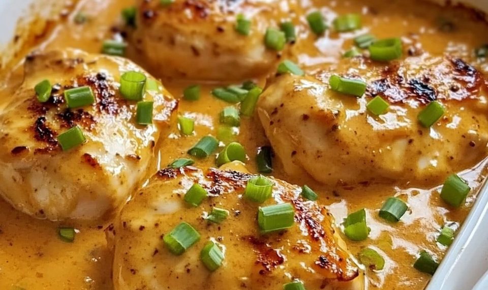 Hähnchenbrust in Frischkäse-Soße