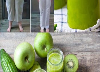 Trinken Sie Apfel mit Gurke und Sie werden mir für das Rezept danken