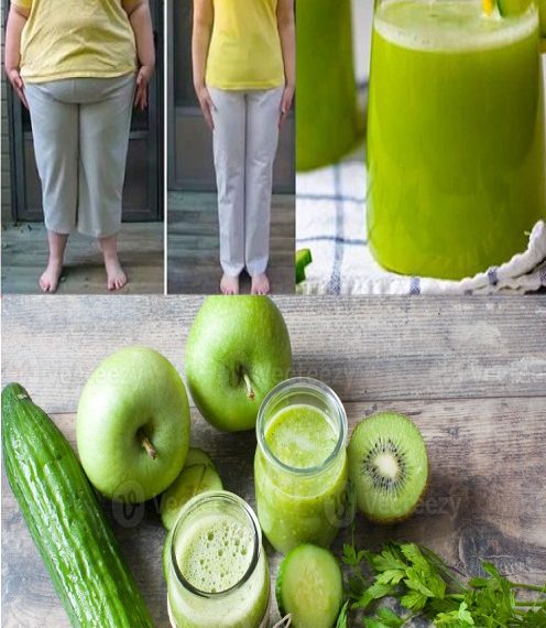 Trinken Sie Apfel mit Gurke und Sie werden mir für das Rezept danken