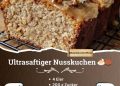 Nusskuchen bleibt mindestens 2 – 3 Tage saftig und fluffig!