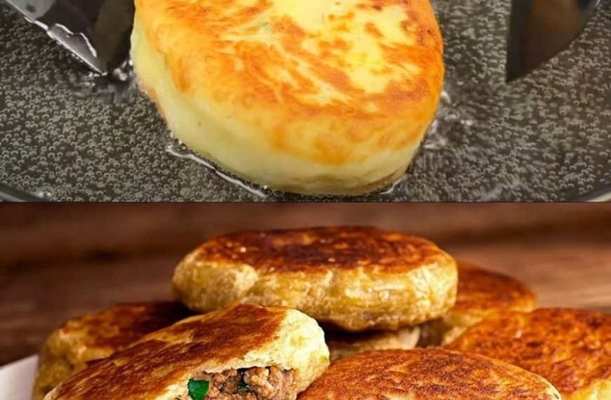 Ich konnte das jeden Tag essen sooo lecker, Fladen gefüllt mit Hackfleisch