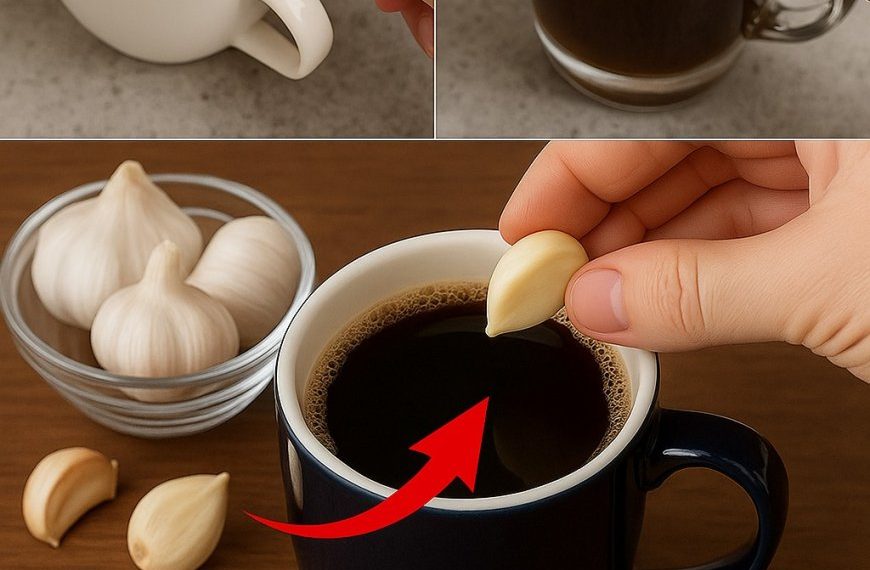 Nehmen Sie eine Knoblauchzehe und geben Sie sie in den Kaffee: ein alter Trick unserer Großeltern