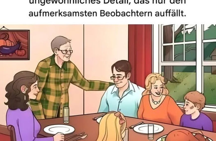Rätsel: Können Sie den Fehler auf dem Esszimmerfoto dieser Familie in weniger als 15 Sekunden erkennen