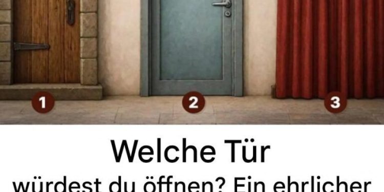 Welche Tür würdest du öffnen? Ein ehrlicher Test, der deine Persönlichkeit vollständig offenbart.