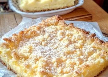 Omas Lieblingskuchen neu gebacken! Vanillepudding Streuselkuchen vom Blech so cremig, so knusprig, so gut!