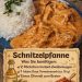 Schnitzelpfanne ein Pfannengericht, das sofort glücklich macht