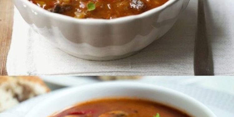 Deftige Gulaschsuppe