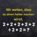 99 % der Menschen irren sich in dieser Frage – werden Sie das Problem lösen können?