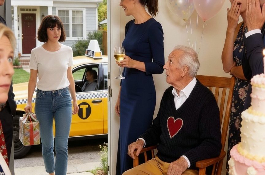 Opa sah mich aus einem Taxi steigen und fragte: „Wo ist denn dein Geburtstags-BMW?“ Mama lachte und sagte: „Ach, den haben wir deiner Schwester geschenkt!“ Er schwieg einen Moment lang … und rief dann am nächsten Tag seinen Anwalt an.